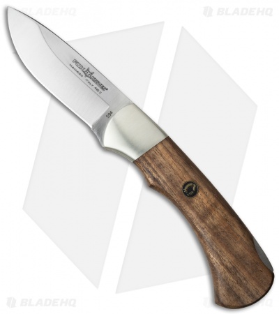 Fox Knives 594 Silver Collect Lockback Knife Palissander Wood (3" Satin)*DISC*