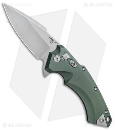 Hogue Knives X5 Spear Point Flipper Knife OD Green (3.5" Stonewash) 34571