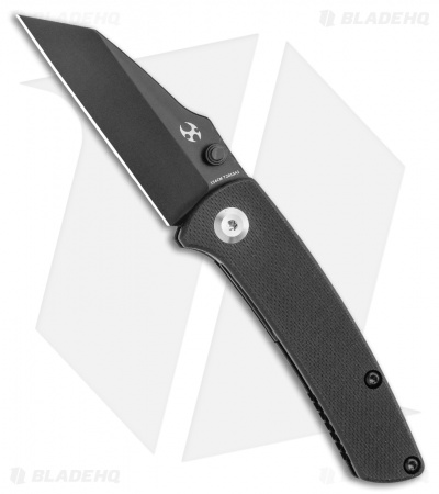 Kansept Knives Little Main Street Liner Lock Knife Black G-10  (2.2" Black)