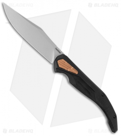 Kershaw Strata Frame Lock Knife Black G10 (4.5" Bead Blast)