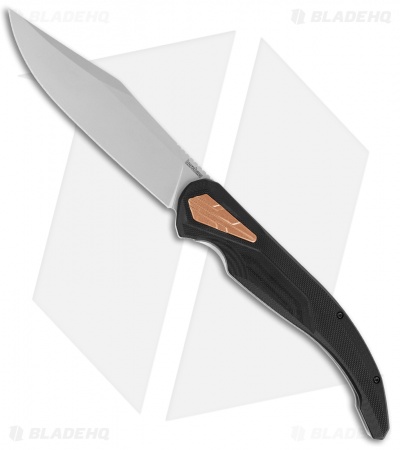 Kershaw Strata XL Frame Lock Knife Black G10 (5.4" Bead Blast)