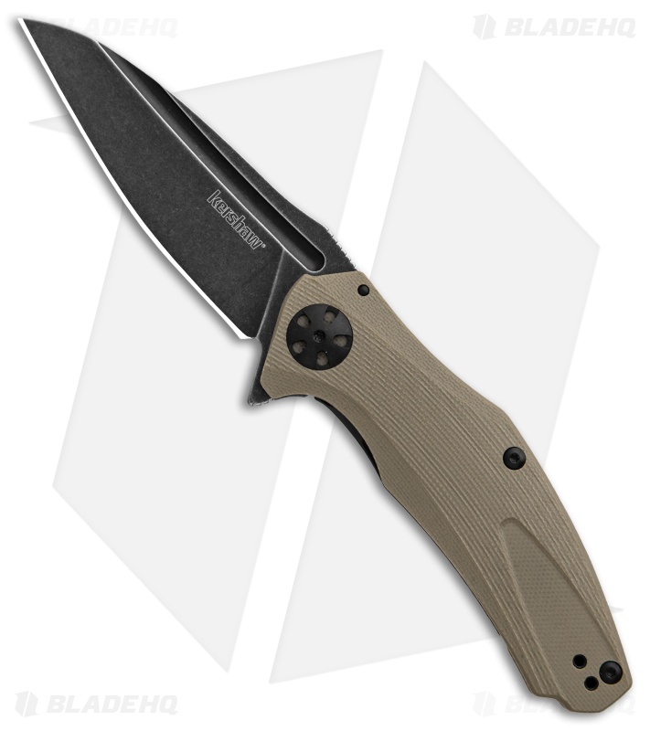 Kershaw Natrix - Sub-Frame Lock Folding Knife | Tan G-10 | Blade HQ