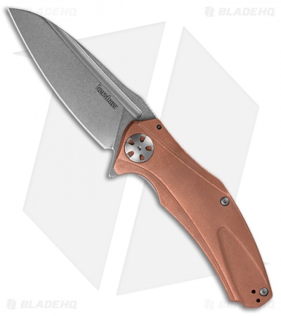 Kershaw Copper Natrix XL Sub-Frame Lock Knife (3.75" Stonewash) 7008CU