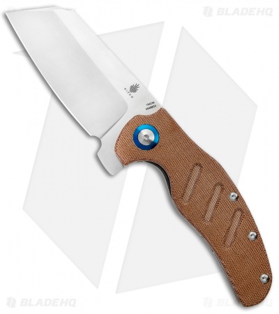 Kizer Vanguard Sheepdog XL C01C Liner Lock Knife Natural Micarta (4