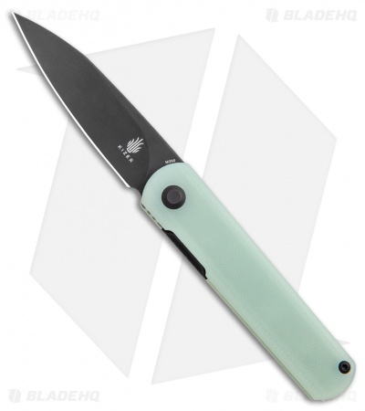 Kizer Feist Front Flipper Knife Natural Jade G-10 (2.9