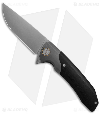 Maxace Knives Goliath 2.0 Liner Lock Knife Black G-10/Titanium (4.5