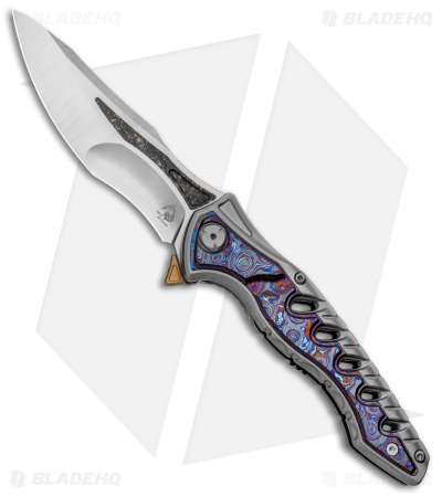 Maxace Knives Hive Frame Lock Knife Zirmascus/Titanium (4.25