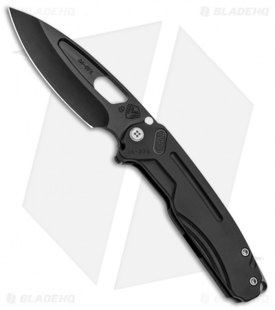 Medford Infraction Frame Lock Knife Black Titanium w/ Ti Backspacer (3.6" Black)