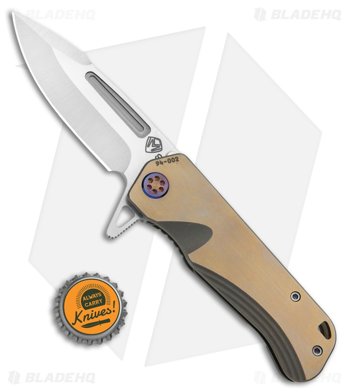 Medford Proxima Frame Lock Flipper Bronzed W Flamed Ti (3.875