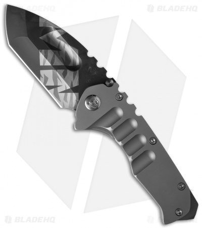 Medford Custom Praetorian Ti Tanto Frame Lock Knife (3.75" Black) MKT