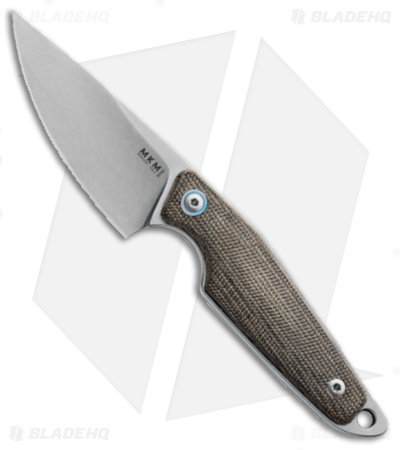 MKM Makro 2 Fixed Blade Sheepsfoot Knife Skeletonized Steel (2.87" SW)