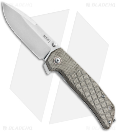 MKM Maximo Frame Lock Knife Green Canvas Micarta (3.23" SW)
