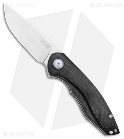 MKM Voxnaes Timavo Liner Lock Knife Black G-10 (2.87" Satin)