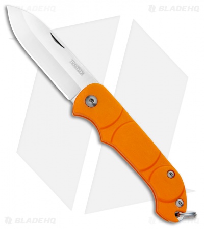 Ontario Traveler Slip Joint Knife Orange Plastic (2.25" Satin) 8901