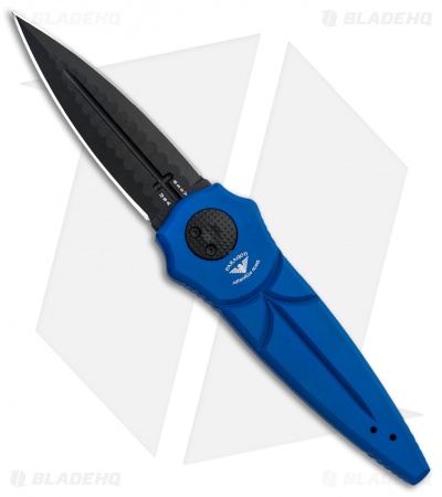 Paragon Warlock Folding Knife Mystic Blue Aluminum (3.9" Black)