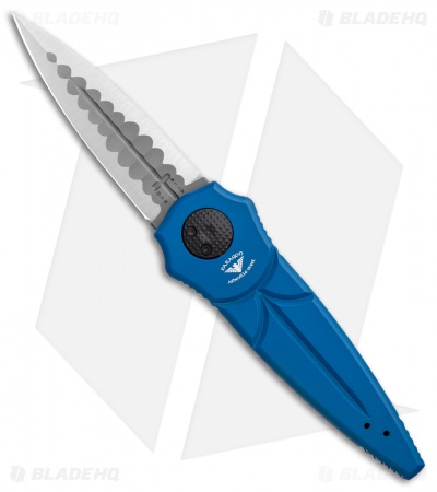 Paragon Warlock Folding Knife Mystic Blue Aluminum (3.9" Satin Sorcerer)