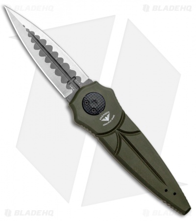 Paragon Warlock Folding Knife OD Green Aluminum (3.9" Satin Sorcerer)