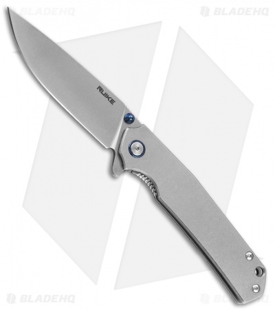 RUIKE P801 Frame Lock Knife Stainless Steel (3.5" Stonewash)
