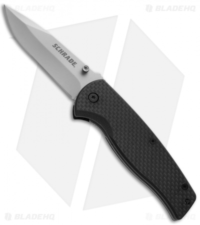 Schrade Folding Knife Black Folding Knife (3.375