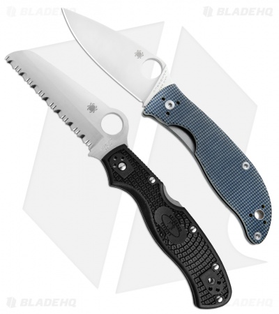 Spyderco Polestar Liner Lock Knife Gray G-10 (3.3" Satin) C220GPGY