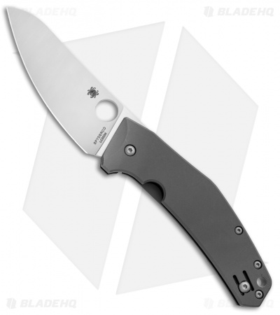 Spyderco SpydieChef Frame Lock Knife Gray Ti (3.3" Satin) C211TIP