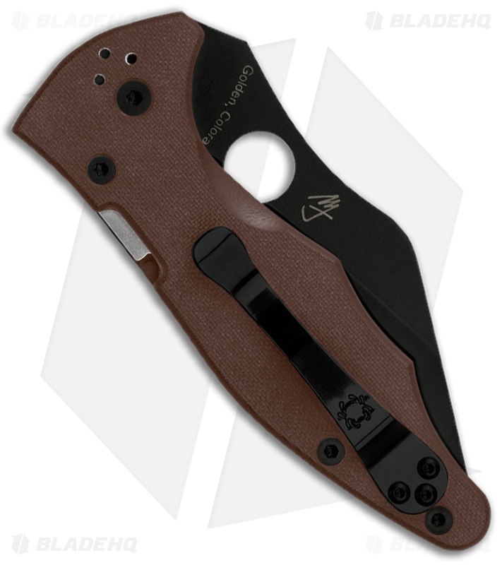 Spyderco Yojimbo 2 Knife Brown G-10 (3.125