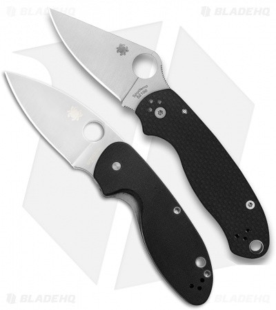 Spyderco Efficient Liner Lock Knife Black G-10 (3" Satin) C216GP