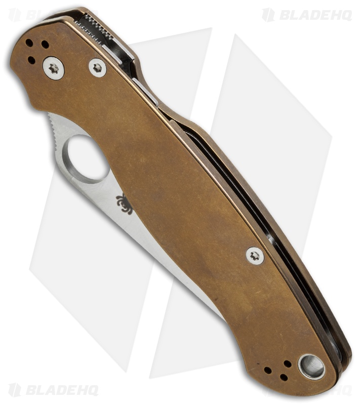 Spyderco Paramilitary 2 + Flytanium Bronze Anodized Titanium Scales ...