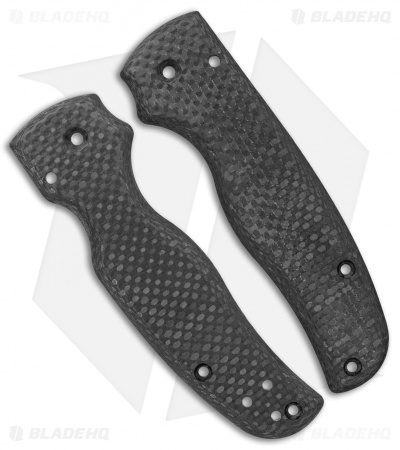 Flytanium Custom Carbon Fiber Scales for Spyderco Shaman