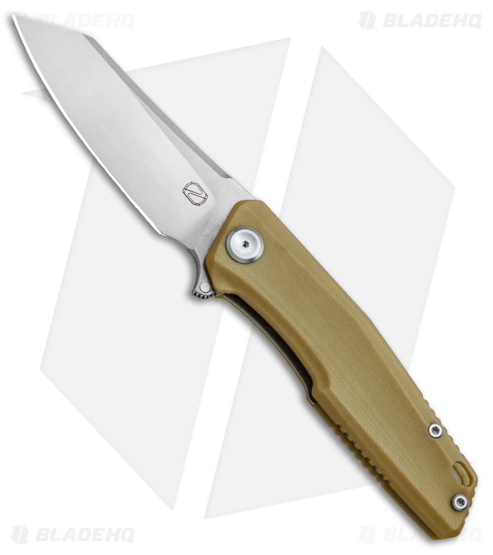 Stedemon Knife Co. ZKC C02 Reverse Tanto Knife Desert Tan G-10 (3.75 ...