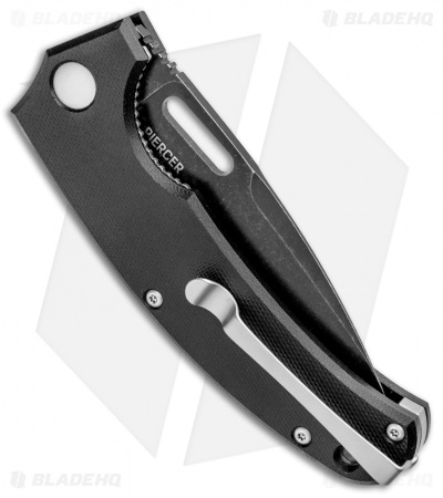 Steel Will Piercer - Manual Folding Knife | Black Stonewash | Blade HQ