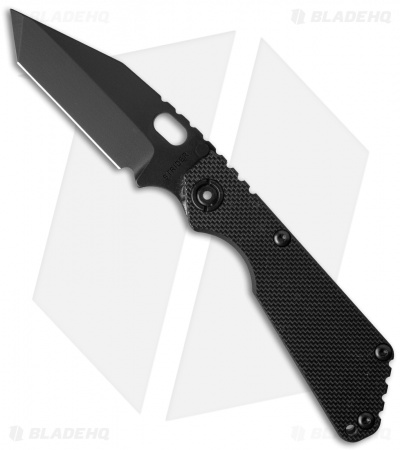 Strider SnG Tanto Frame Lock Knife Black G-10 (3.5" Black Cerakote)