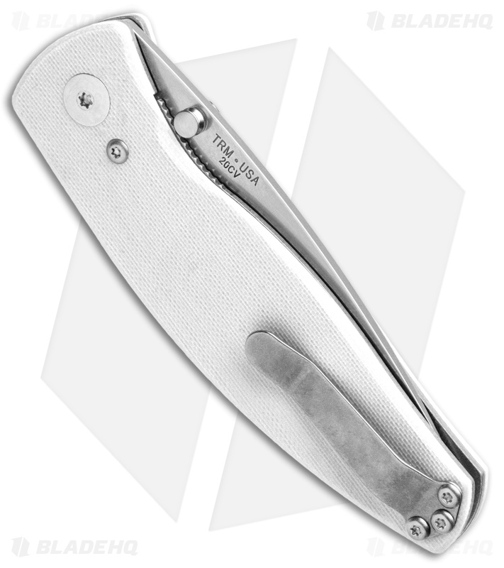 Three Rivers Manufacturing Neutron - EDC Folding Knife | White G-10