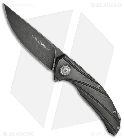 Viper Knives Anso Orso 2 Frame Lock Knife Titanium Black SW (3.4" Black SW)