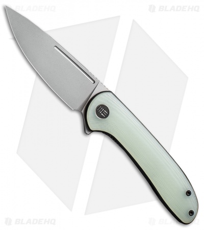 WE Knife Co. Saakshi Liner Lock Knife Natural G-10 Black Liners (3.3" Stonewash)