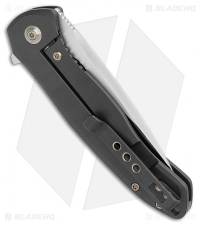 WE Knife Co. Kitefin Frame Lock Knife Black Ti (3.24