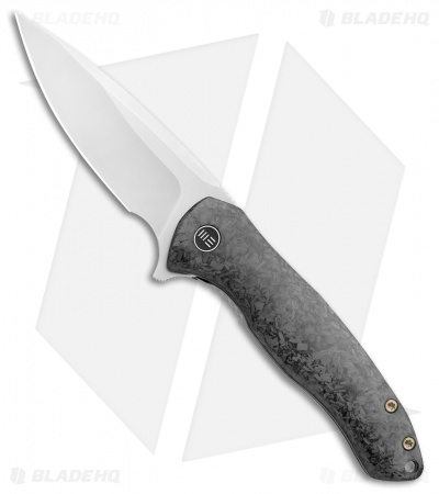 WE Knife Co. Kitefin Frame Lock Knife Shredded CF (3.24" Bead Blast) 2001B