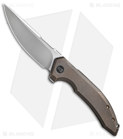 WE Knife Co. Quixotic Frame Lock Knife Bronze Ti (3.45" BB) WE21016-5