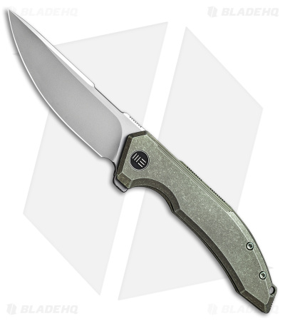 WE Knife Co. Quixotic Frame Lock Knife Green Ti (3.45" BB) WE21016-4