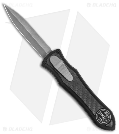G&G Hawk Custom Deadlock Model C D/A OTF Automatic Dagger Knife CF/Al (3.5" SW)