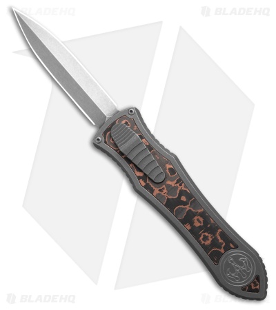 G&G Hawk Custom Deadlock Model C D/A OTF Knife Ti/Copper CF (3.5