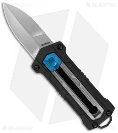 Kershaw Jens Anso Kapsule Manual Sliding Button Lock OTF Knife (1.9" Satin)