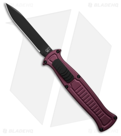 AKC X-treme EVO R OTF Automatic Knife Purple Aluminum (3.5" Black)