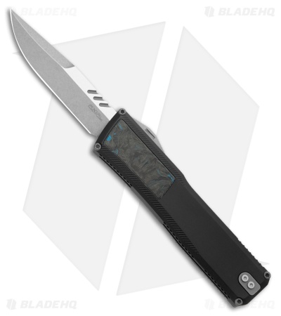 Axial Shift Gen III Clip Point OTF Knife Black Al + Dark Matter Blue (3.5