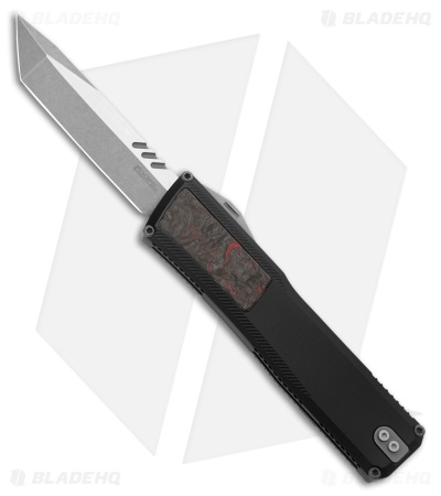 Axial Shift Gen III Tanto OTF Auto Knife Black Al + Dark Matter Red CF (3.5" SW)