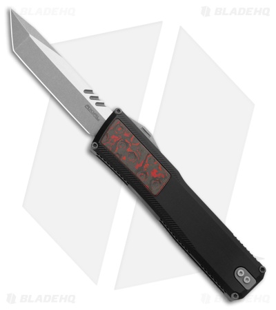 Axial Shift Gen III Tanto OTF Automatic Knife Black Al + Lava Flow CF (3.5