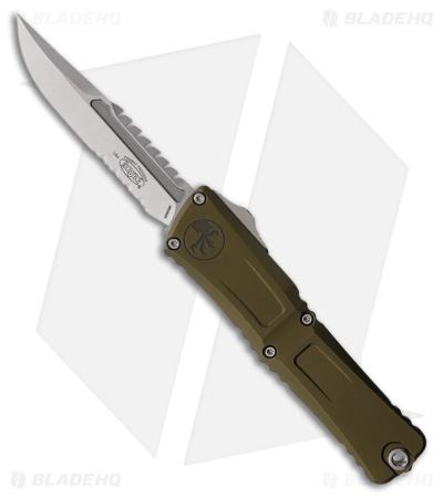Microtech Combat Troodon Interceptor Gen III SS OD Green Al (4" SW Serr)