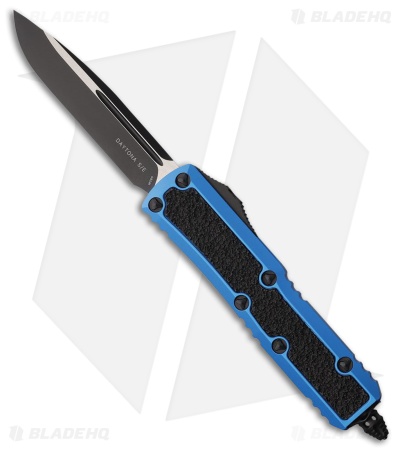 Microtech Daytona S/E OTF Automatic Knife Blue Aluminum (3" Two-Tone)