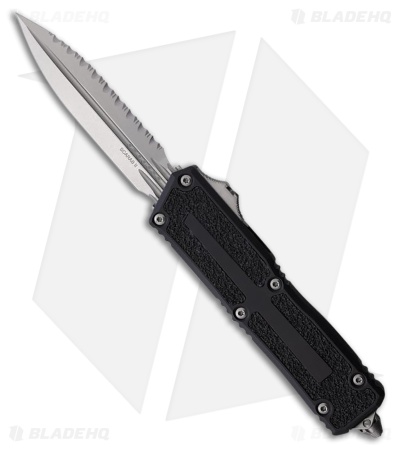 Microtech Scarab II Gen III D/E OTF Automatic Knife Black Al (4