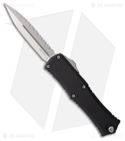 Microtech Hera II Mini D/E OTF Automatic Knife Black Aluminum (3
